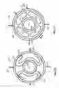 Fig. 10 - Wave power apparatus having a float and means for locking the float in a position above the ocean surface