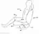 Fig. 01 - Vehicle seat with articulating cushion component