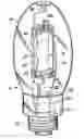 Fig. 01 - Metal halide arc discharge lamp
