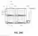 Fig. 71 - Electrical contacts connecting storage magazine to docking station in a data storage library having non male/female-type pin-engaging-pad cooperation