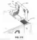 Fig. 83 - Electrical contacts connecting storage magazine to docking station in a data storage library having non male/female-type pin-engaging-pad cooperation