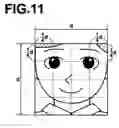 Fig. 11 - Face detecting method, and system and program for the methods