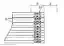 Fig. 01 - Method for forming decorative staple strips