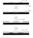 Fig. 01 - High resolution structures defined by brush painting fluid onto surface energy patterned substrates