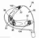 Fig. 01 - Golf club head having movable weights