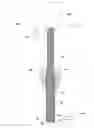 Fig. 01 - Height adjustment mechanism for batting tee