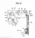 Fig. 24 - Disk transfer mechanism, and disk drive device