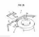 Fig. 37 - Disk transfer mechanism, and disk drive device