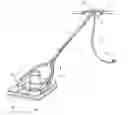 Fig. 01 - Carpet cleaning apparatus and method with vibration, heat, and cleaning agent