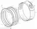Fig. 01 - Hose clamp and spring liner