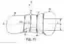 Fig. 11 - Article of footwear with a flexible arch support