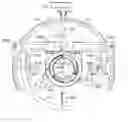 Fig. 01 - Device for heating a cylindrical component and use in assembling an inter-shaft bearing in a turbomachine