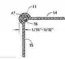 Fig. 01 - Corner bead having a reinforcing member