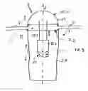 Fig. 01 - Filtration device with a filter bag and a cleaning device for a filter bag