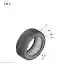 Fig. 04 - Method for tire rolling simulation on sand