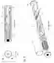 Fig. 03 - Asymmetric firearm silencer with coaxial elements