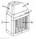 Fig. 01 - Modular lightweight fireplace