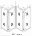 Fig. 02 - Modular folding screen