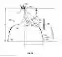 Fig. 19 - Dry tree subsea well communications apparatus using variable tension large offset risers