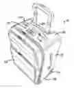 Fig. 01 - Luggage with built-in weight measurement device and method of use