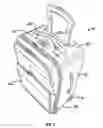 Fig. 02 - Luggage with built-in weight measurement device and method of use