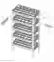 Fig. 01 - Space adjustable rack for cocktail glasses to endure earthquake