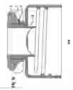 Fig. 11 - Drinking and pouring closure with a piercing cutter device for composite packagings or container and bottle spouts sealed with a film material