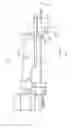 Fig. 01 - Arrangement for removeably fixing a stretching rod on a slide