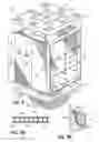 Fig. 04 - Lightweight stackable horizontal dispensing container with braces