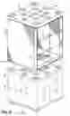 Fig. 07 - Lightweight stackable horizontal dispensing container with braces
