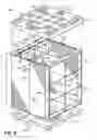 Fig. 08 - Lightweight stackable horizontal dispensing container with braces