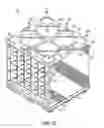 Fig. 13 - Lightweight stackable horizontal dispensing container with braces