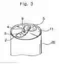 Fig. 04 - Easily openable can lid having a movable portion