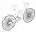 Fig. 01 - Bicycle rear suspension and damping system