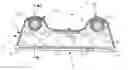 Fig. 01 - Snow glide board and shell element for a snow glide board