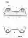 Fig. 02 - Snow glide board and shell element for a snow glide board
