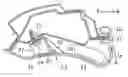 Fig. 01 - Structure for attaching interior trim panel around automotive front pillar