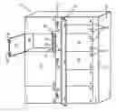 Fig. 01 - Common structure and door for multiple door electrical enclosure latching systems