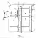 Fig. 02 - Common structure and door for multiple door electrical enclosure latching systems