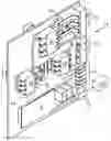 Fig. 01 - Electrical distribution system and modular high power board contactor therefor