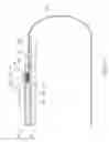 Fig. 35 - Thermal ink jet printhead with suspended heater element parallel to the nozzle