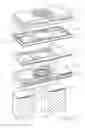 Fig. 45 - Printhead assembly having laminated printing fluid distributors