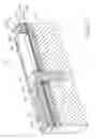 Fig. 19 - Nozzle arrangement with an ink ejecting displaceable roof structure