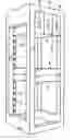 Fig. 01 - Computer rack with power distribution system