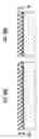 Fig. 37 - Nonvolatile semicondutor memory with metallic silicide film electrically connected to a control gate electrode layer