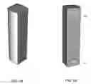 Fig. 07 - Biplane line array speaker with arcuate tweeter array providing controlled directivity