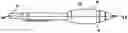 Fig. 01 - Writing instrument with inflatable bladders