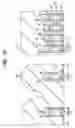 Fig. 41 - Method of manufacture of a semiconductor integrated circuit device including a plurality of columnar laminates having different spacing in different directions