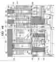 Fig. 45 - Method of manufacture of a semiconductor integrated circuit device including a plurality of columnar laminates having different spacing in different directions