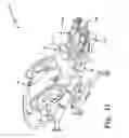 Fig. 13 - Birthing bed foot support release handle